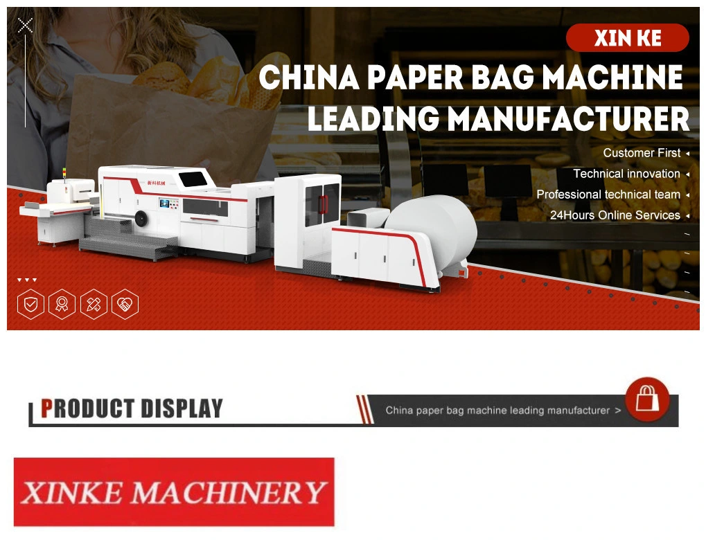 Bread Packaging Kraft Bakery Bread Paper Bag Automatic V Bottom Paper Bag Machine