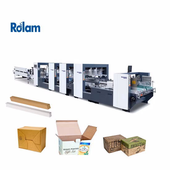 E, B, C, A 3ply & 5ply 판지 골판지 상자 포장 상자 자동 폴더 Gluer