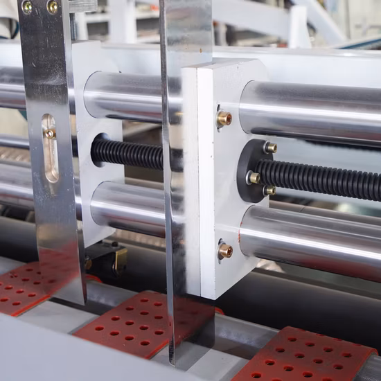 골판지 상자용 자동 폴더 접착기 및 묶음 기계